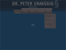 Tablet Screenshot of kanzlei-unmuessig.de